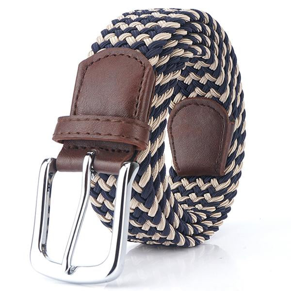 Cintura Uomo in Tela Intrecciata Regolabile