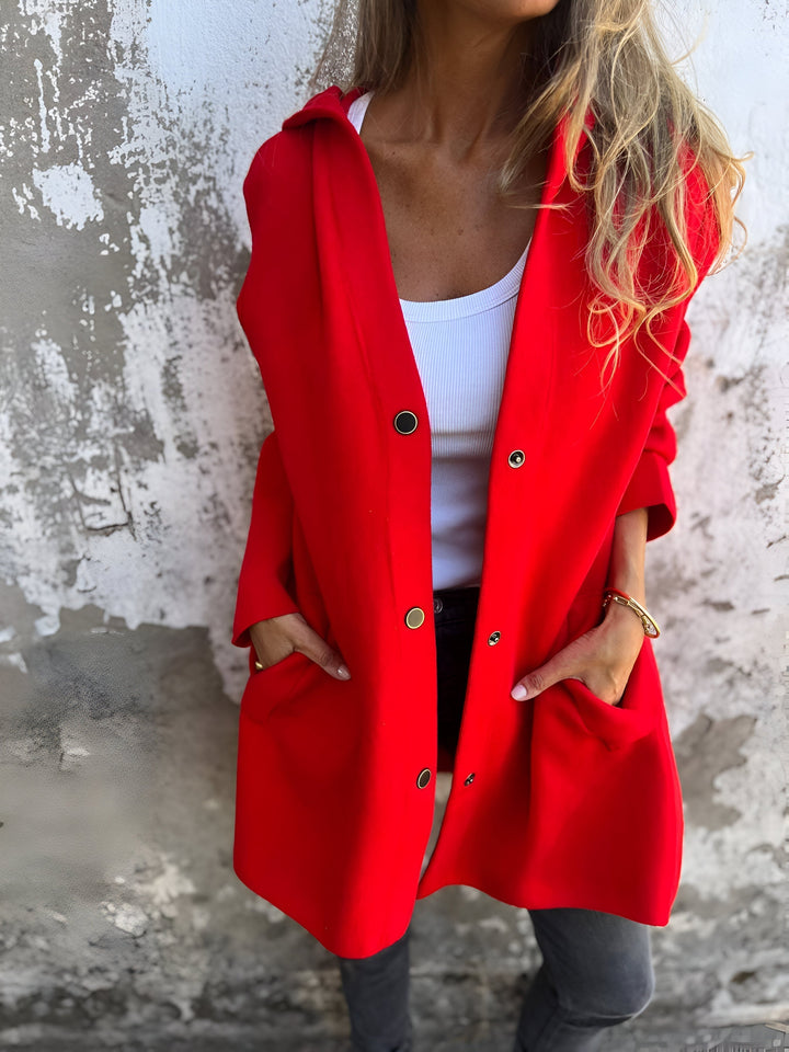 Giacca Leggera Donna con Cappuccio Casual Comoda - Vesarelli