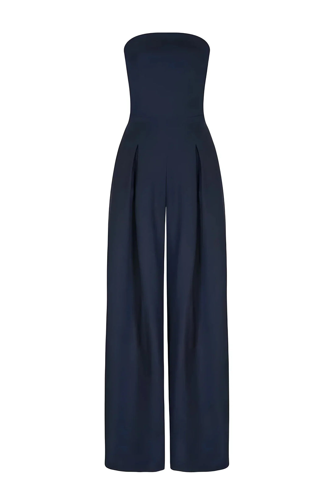 Tuta Donna Elegante Senza Spalline Tessuto Leggero Vestibilità Comoda