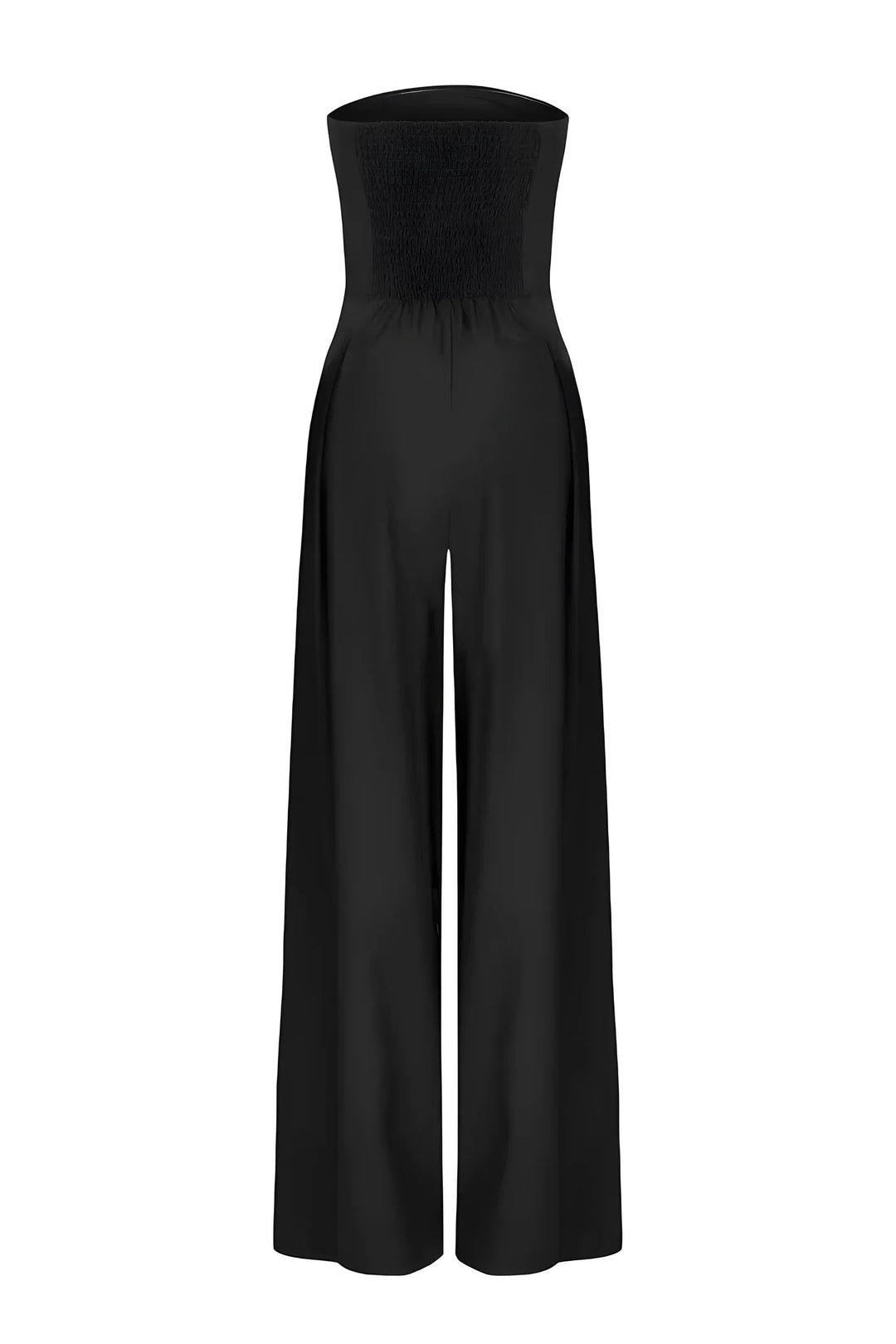 Tuta Donna Elegante Senza Spalline Tessuto Leggero Vestibilità Comoda