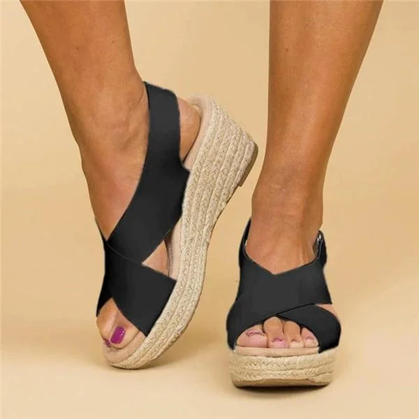Espadrillas Donna con Zeppa Comoda e Supporto Ergonomico