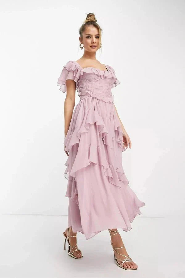 Abito Lungo Donna Elegante Vestibilità Classica - Vesarelli