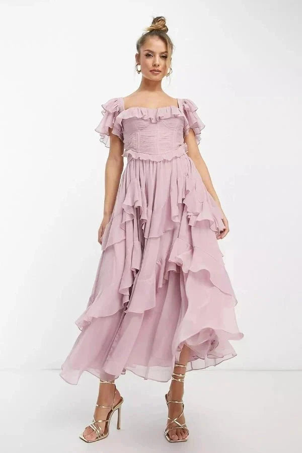 Abito Lungo Donna Elegante Vestibilità Classica - Vesarelli