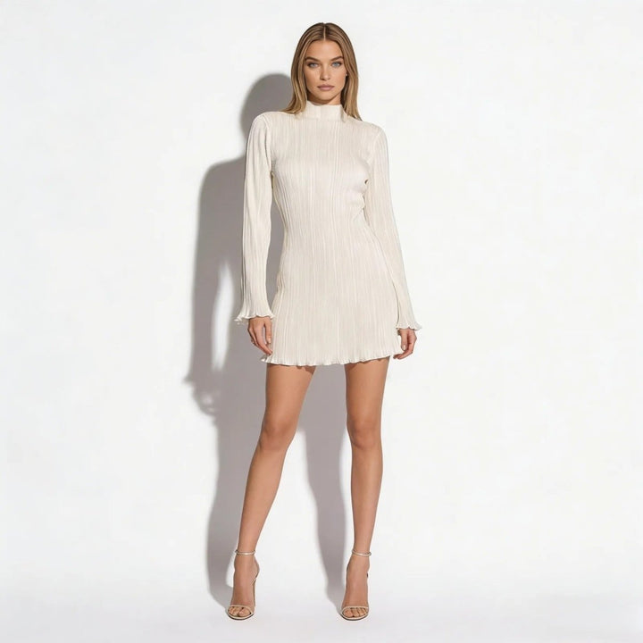 Abito Mini Donna Maniche Lunghe