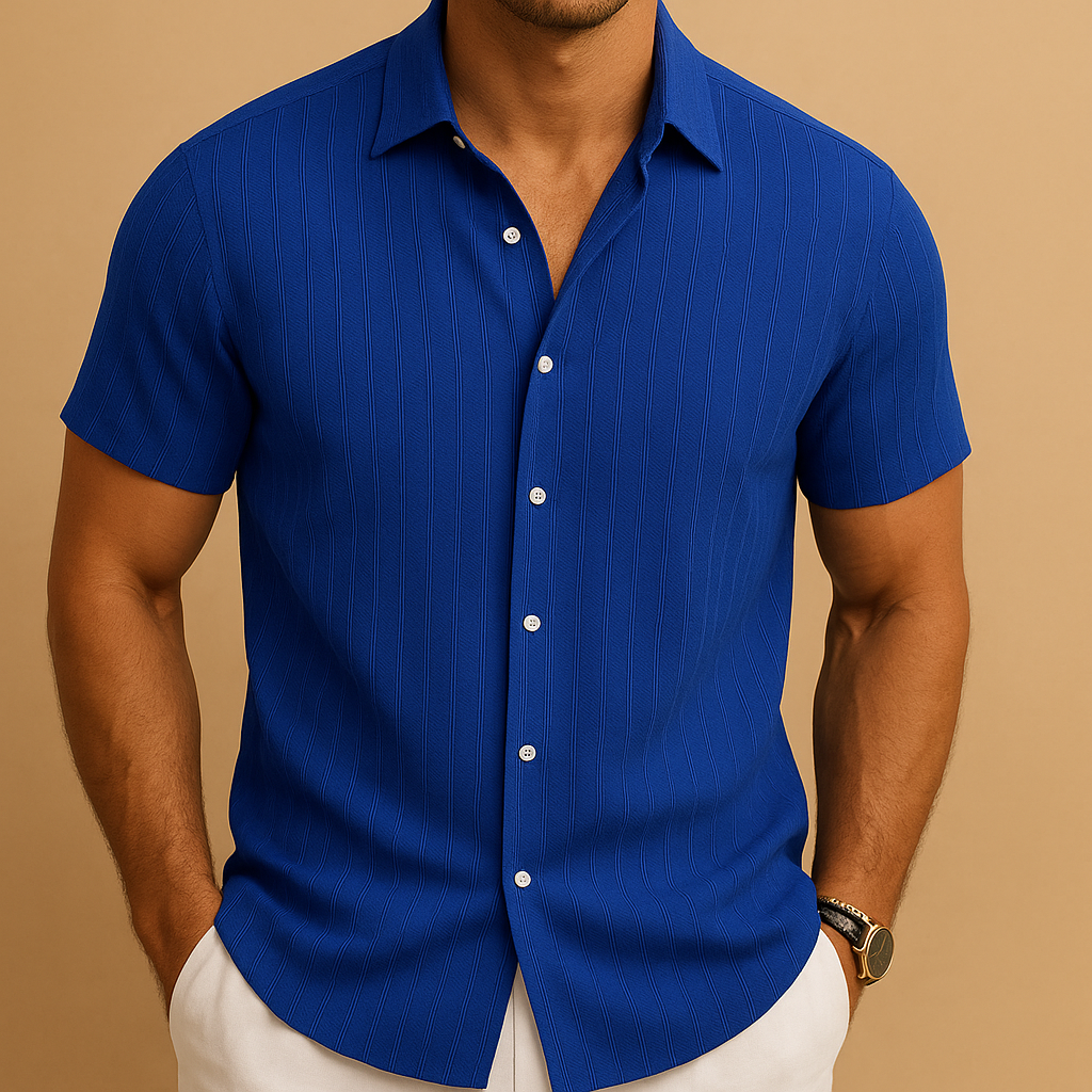T-shirt Uomo Cotone Casual Vestibilità Regolare