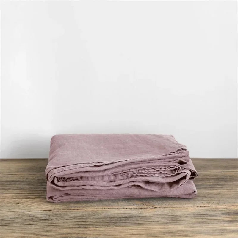 Biancheria da Letto Effetto Lino Morbida e Elegante