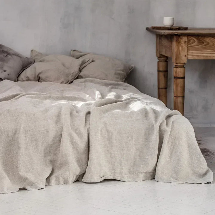 Biancheria da Letto Effetto Lino Morbida e Elegante