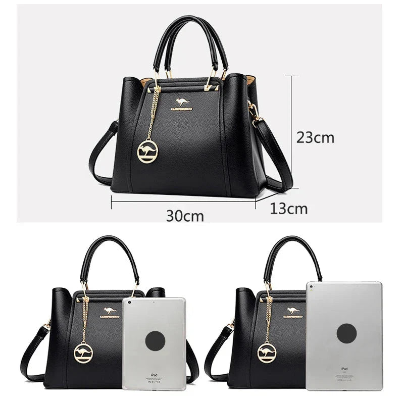 Borsa Tracolla e Spalla Donna in Morbida Pelle Elegante