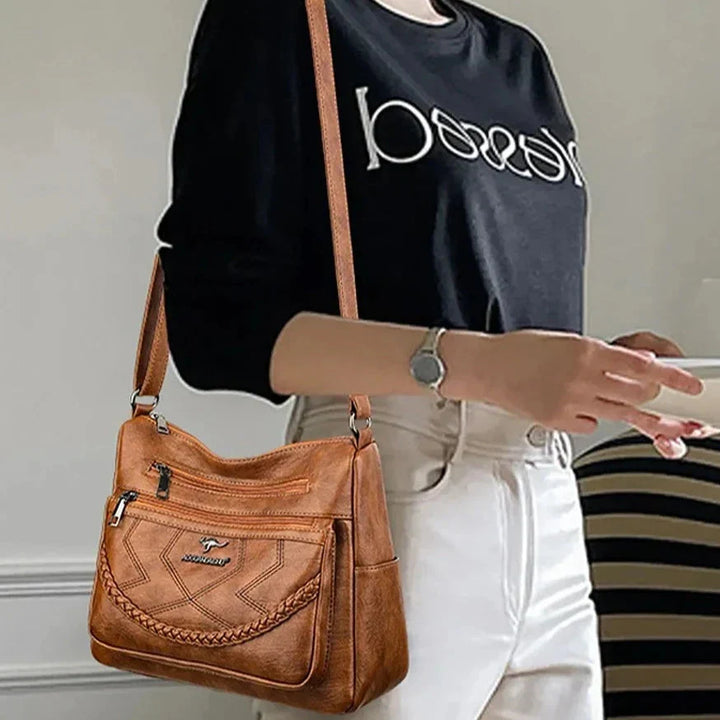 Borsa a Tracolla Donna in Pelle Morbida Classica