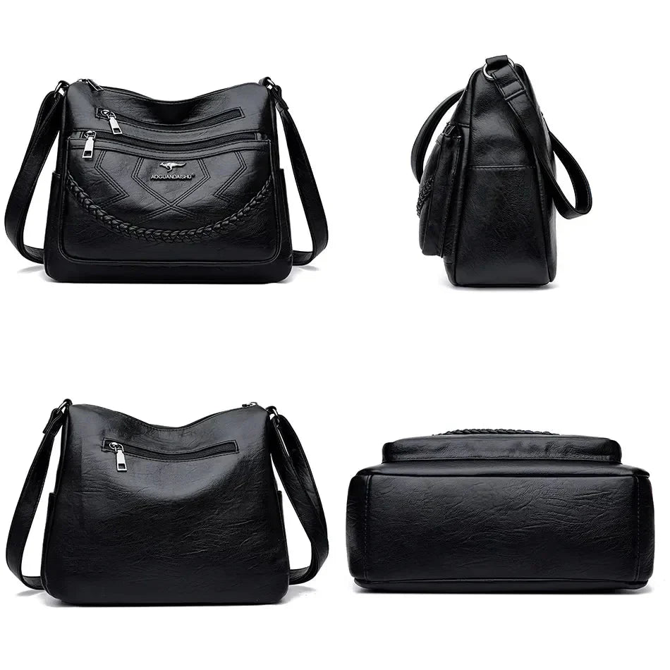 Borsa a Tracolla Donna in Pelle Morbida Classica