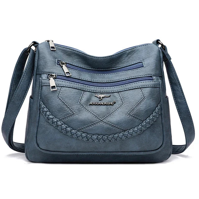 Borsa a Tracolla Donna in Pelle Morbida Classica