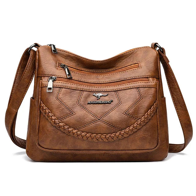 Borsa a Tracolla Donna in Pelle Morbida Classica