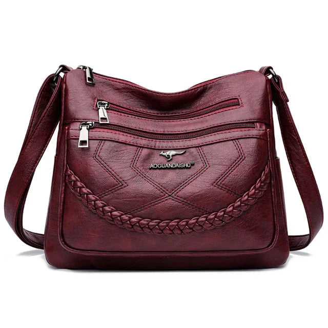 Borsa a Tracolla Donna in Pelle Morbida Classica