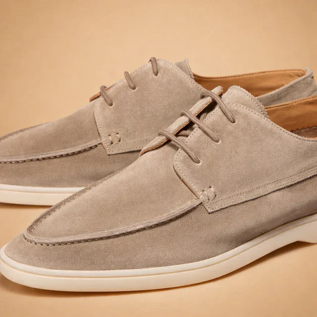 Mocassini Uomo Stringati Casual Eleganti in Pelle