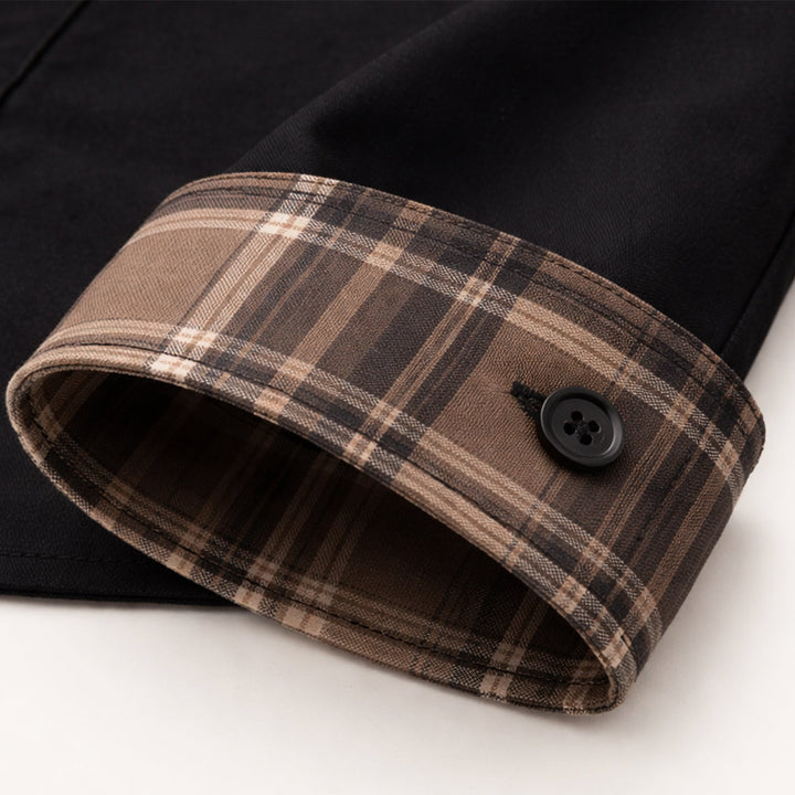 Camicia Uomo Elegante Tessuto Leggero Slim Fit