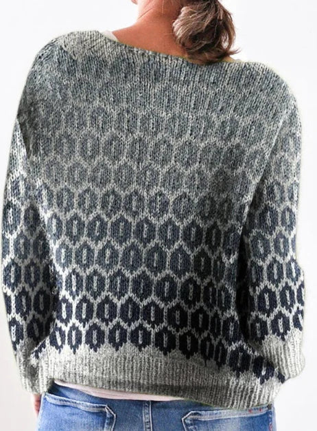 Maglione Donna in Maglia Morbida Motivo Strutturato - Vesarelli