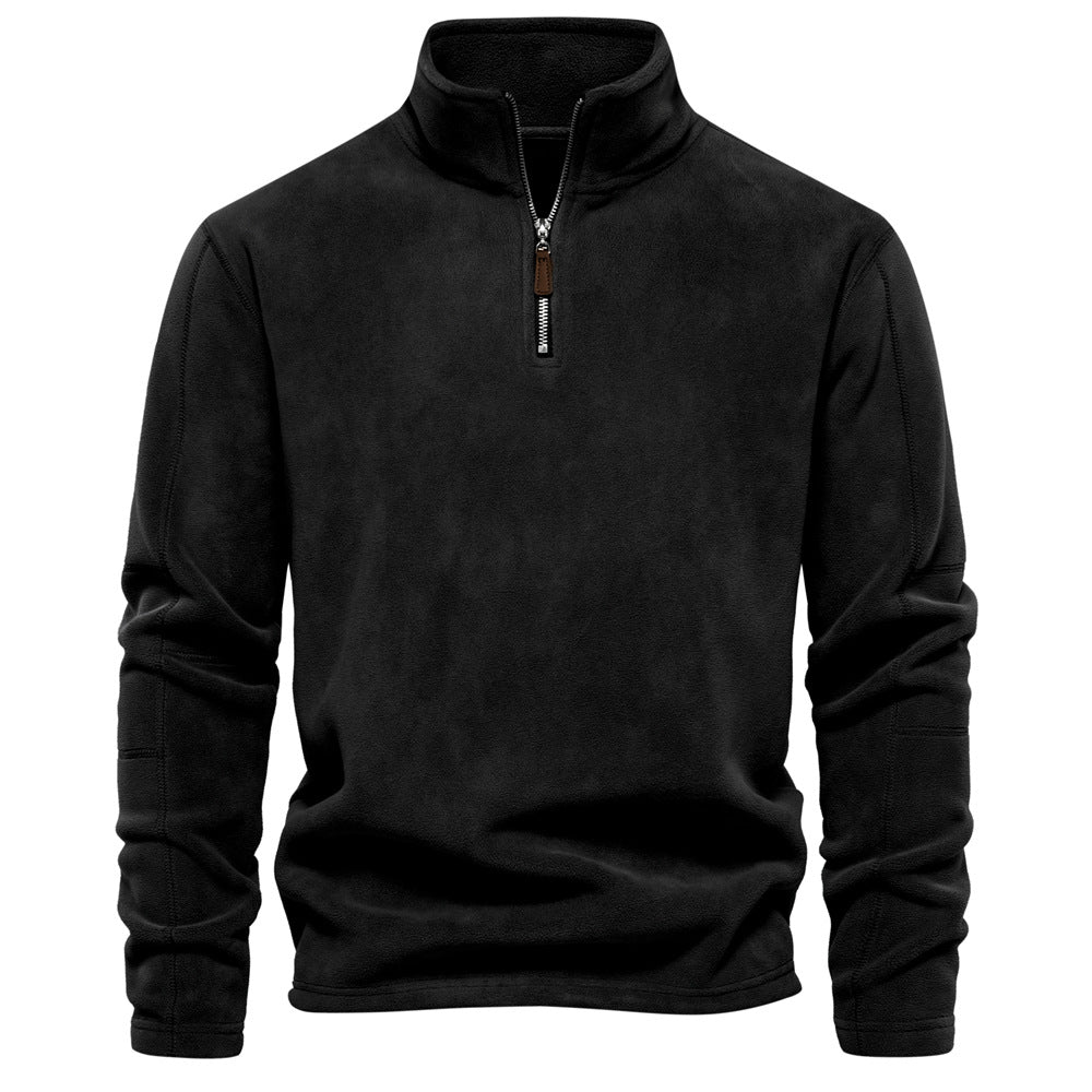 Maglione Uomo in Pile Caldo Vestibilità Comoda - Vesarelli