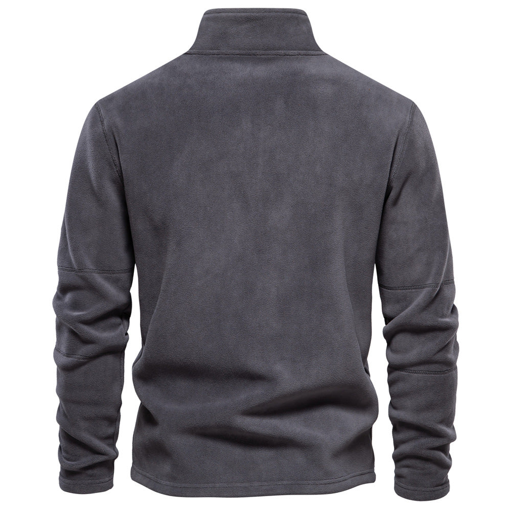 Maglione Uomo in Pile Caldo Vestibilità Comoda - Vesarelli