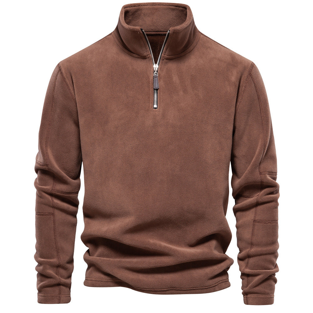 Maglione Uomo in Pile Caldo Vestibilità Comoda - Vesarelli