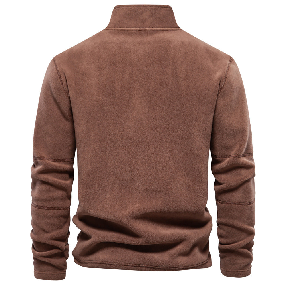 Maglione Uomo in Pile Caldo Vestibilità Comoda - Vesarelli