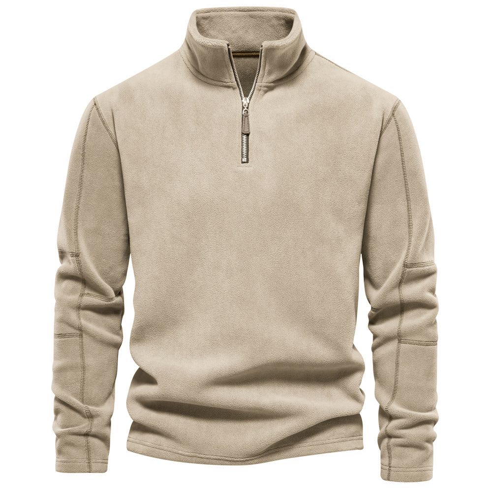 Maglione Uomo in Pile Caldo Vestibilità Comoda - Vesarelli