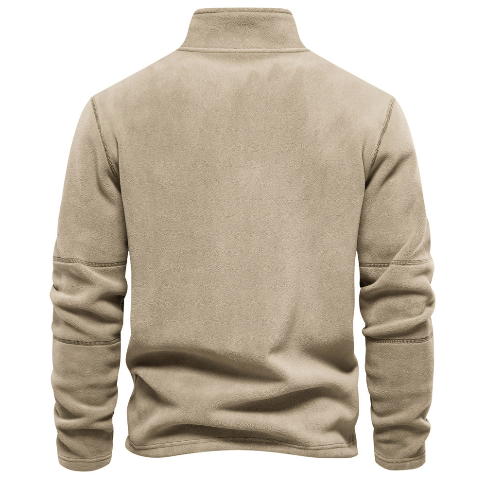 Maglione Uomo in Pile Caldo Vestibilità Comoda - Vesarelli