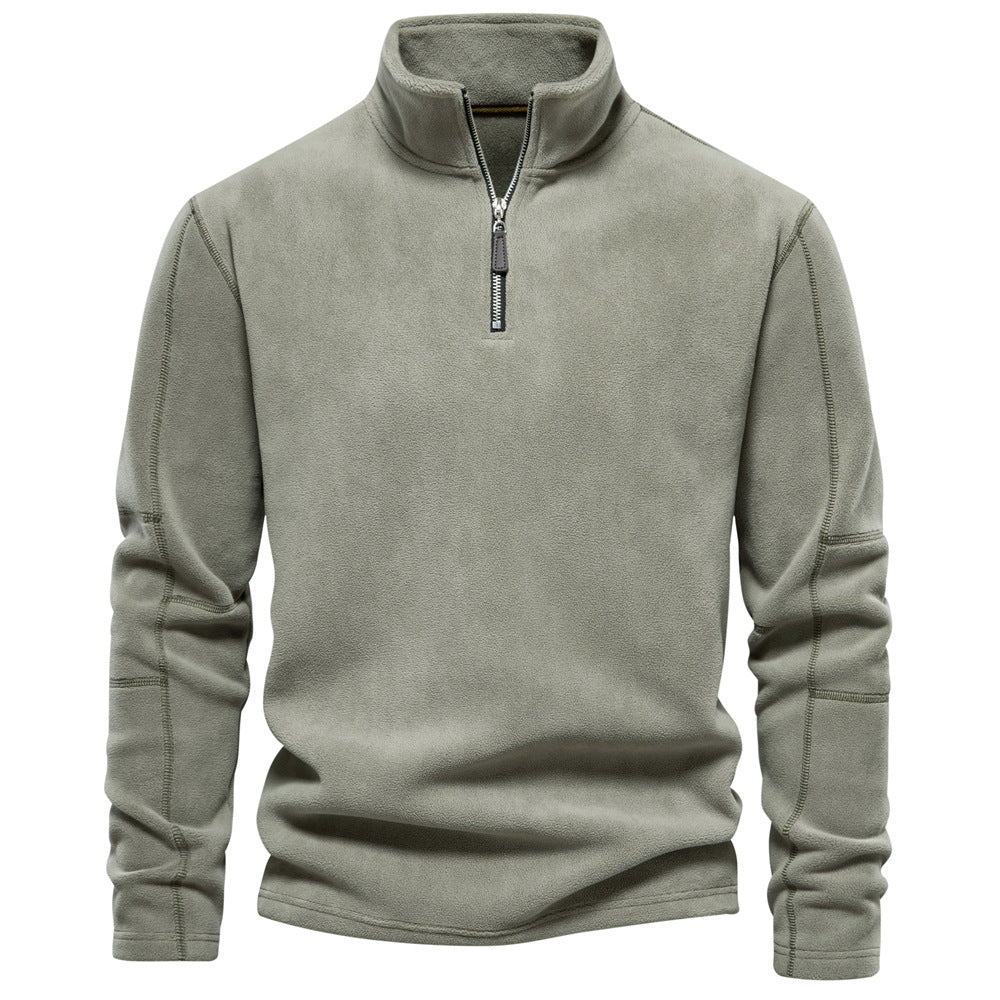 Maglione Uomo in Pile Caldo Vestibilità Comoda - Vesarelli
