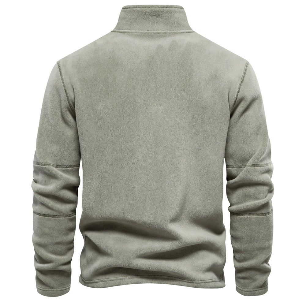 Maglione Uomo in Pile Caldo Vestibilità Comoda - Vesarelli