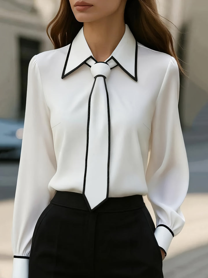 Camicia Donna Manica Lunga Stile Elegante