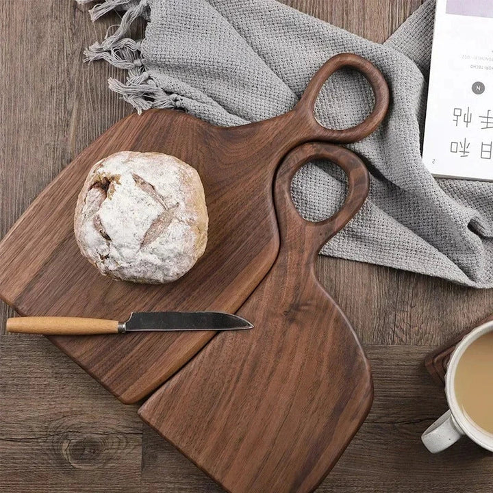 Tagliere Cucina Legno Noce Resistente Elegante
