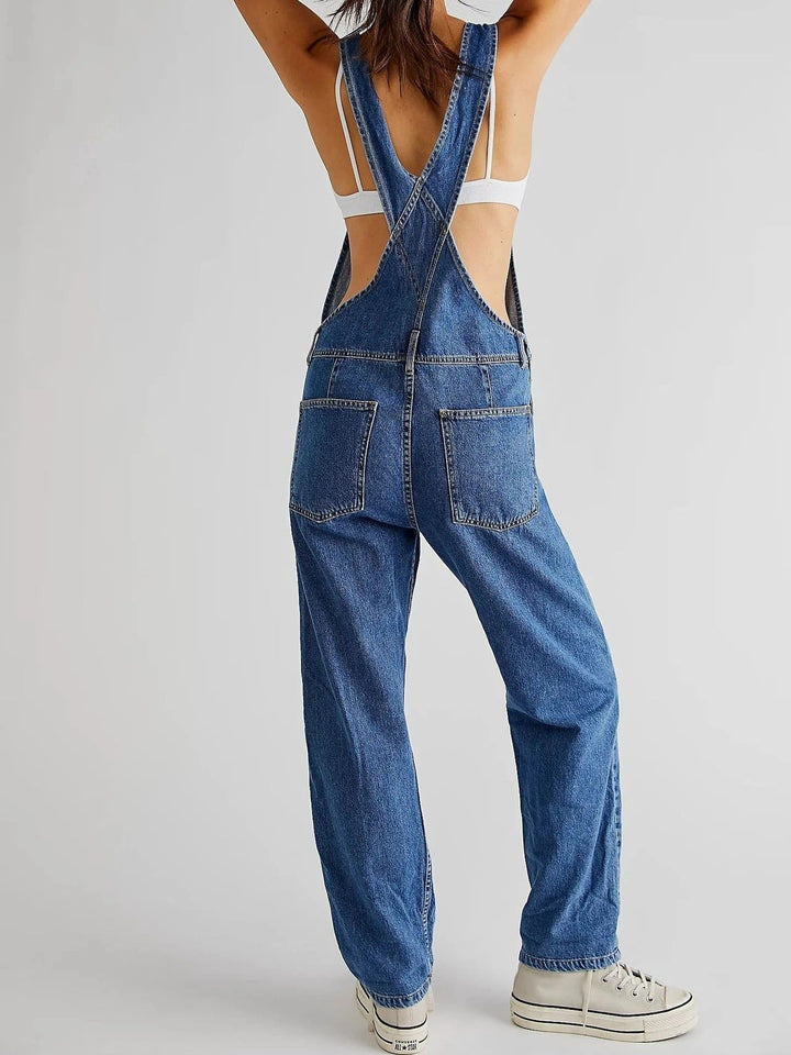 Salopette Donna in Denim Stile Elegante