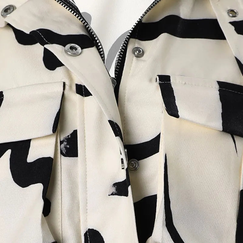 Giubbotto Bomber Donna Estivo Corto Bottoni Tasche Collo Alto