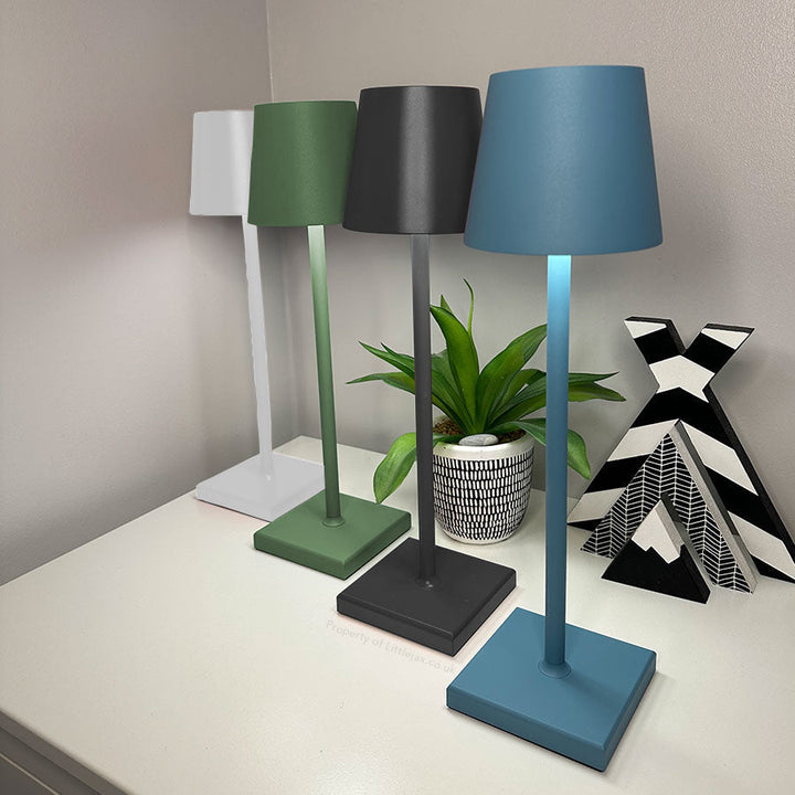 Lampada da Tavolo LED Ricaricabile Senza Fili Design Minimalista