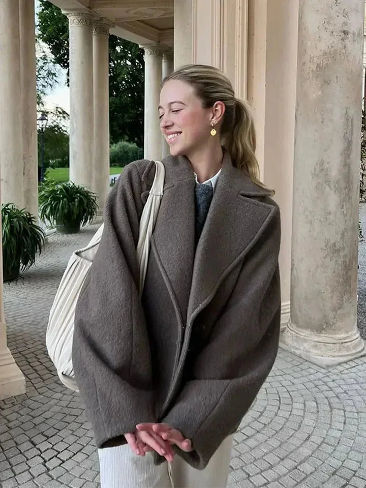 Cappotto Donna Oversize con Bottoni - Vesarelli