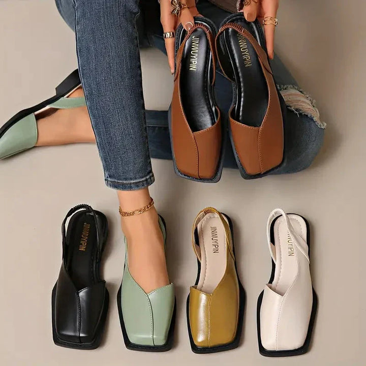 Scarpe Basse Donna Slip-On in Pelle Morbida