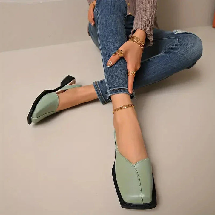 Scarpe Basse Donna Slip-On in Pelle Morbida