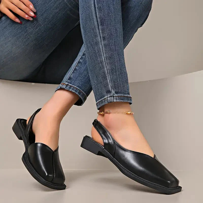 Scarpe Basse Donna Slip-On in Pelle Morbida