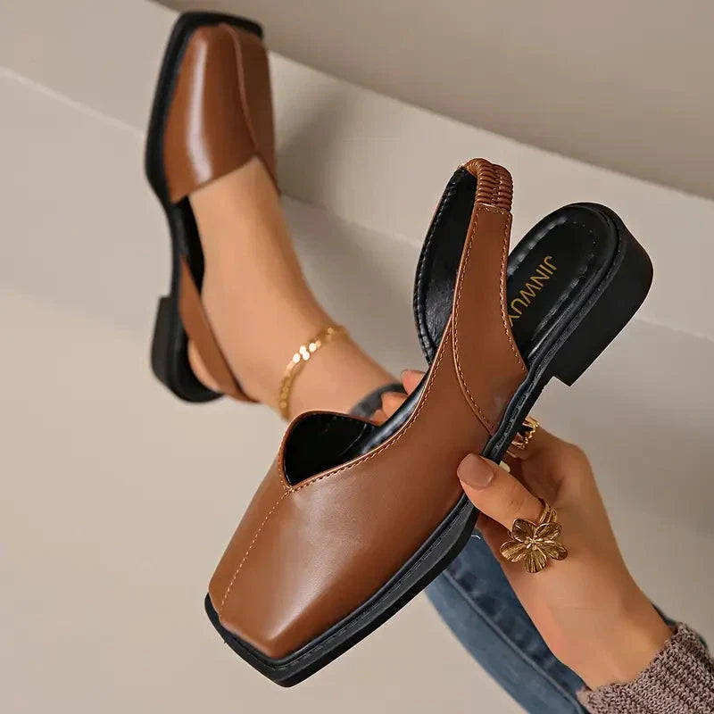 Scarpe Basse Donna Slip-On in Pelle Morbida