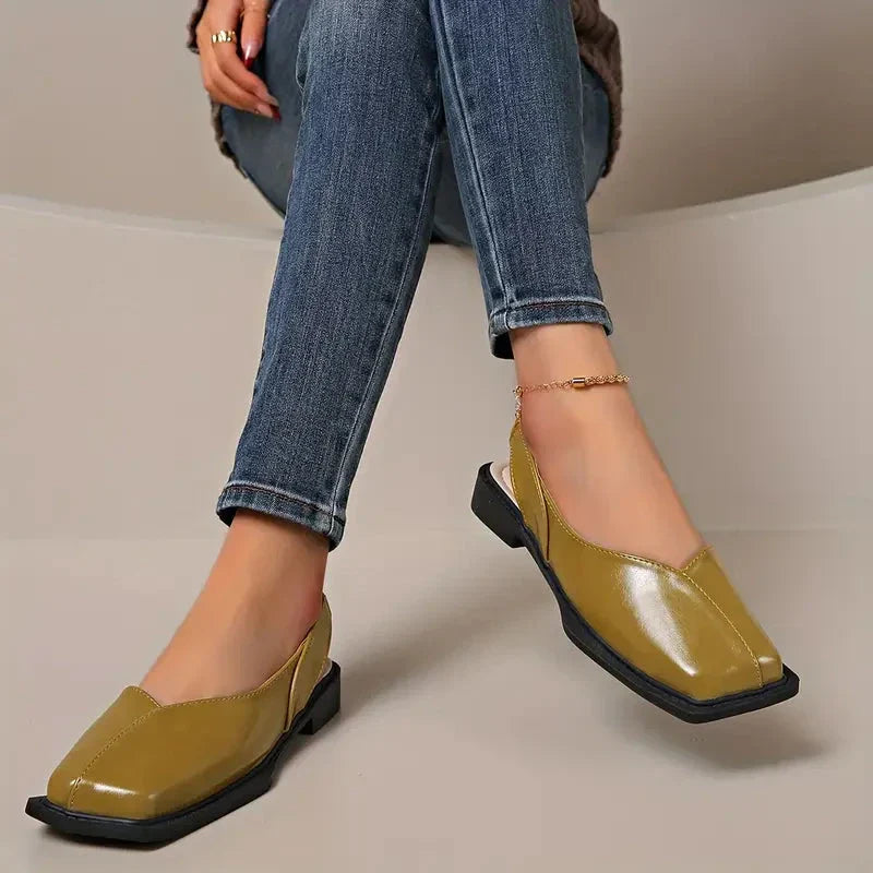 Scarpe Basse Donna Slip-On in Pelle Morbida