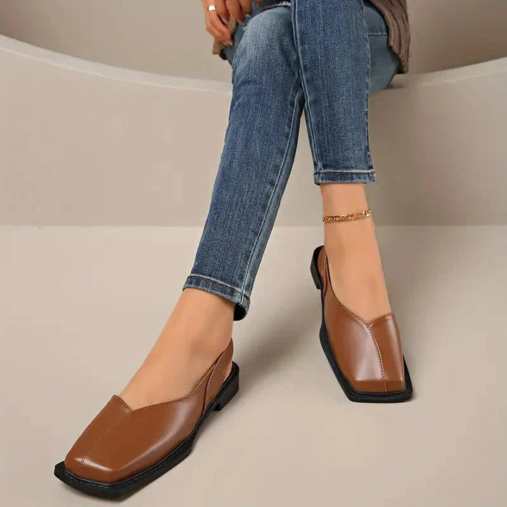 Scarpe Basse Donna Slip-On in Pelle Morbida