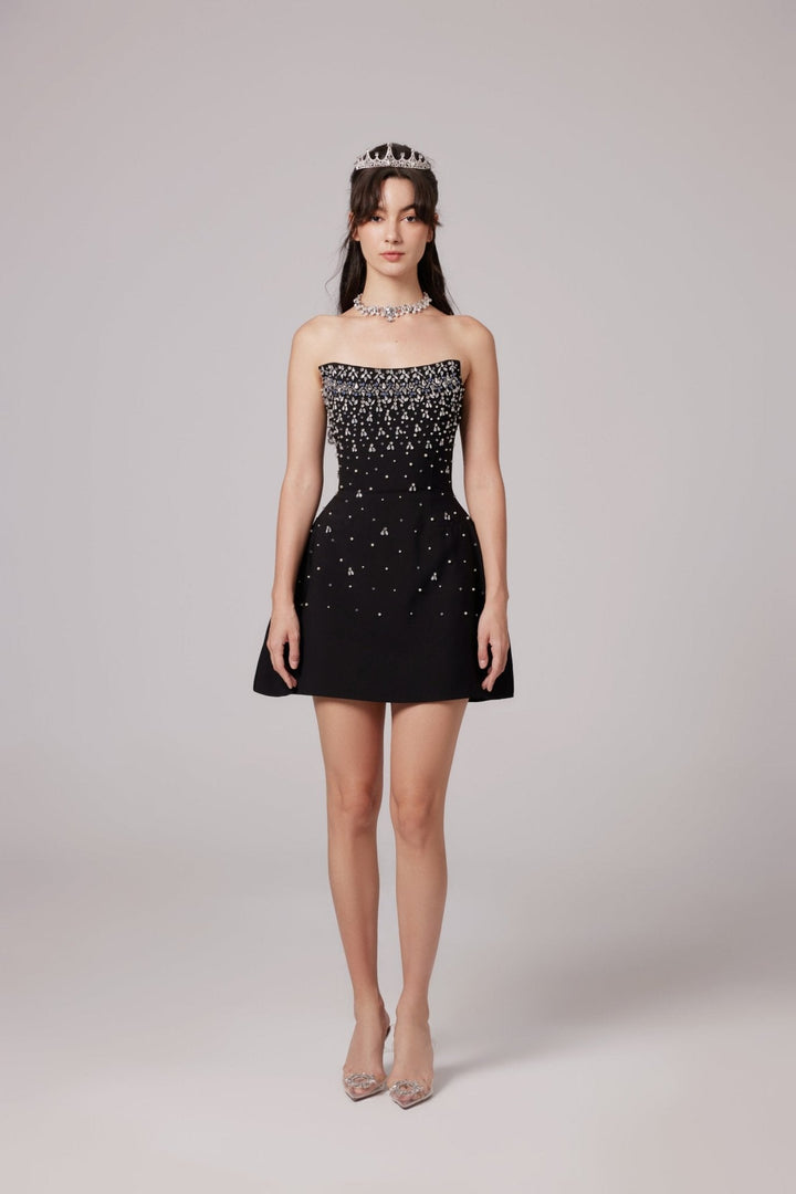 Abito Mini Donna Spalle Scoperte Elegante