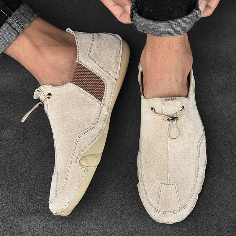 Scarpe Slip-On Uomo Passante Frontale e Pannello Laterale Casual - Vesarelli