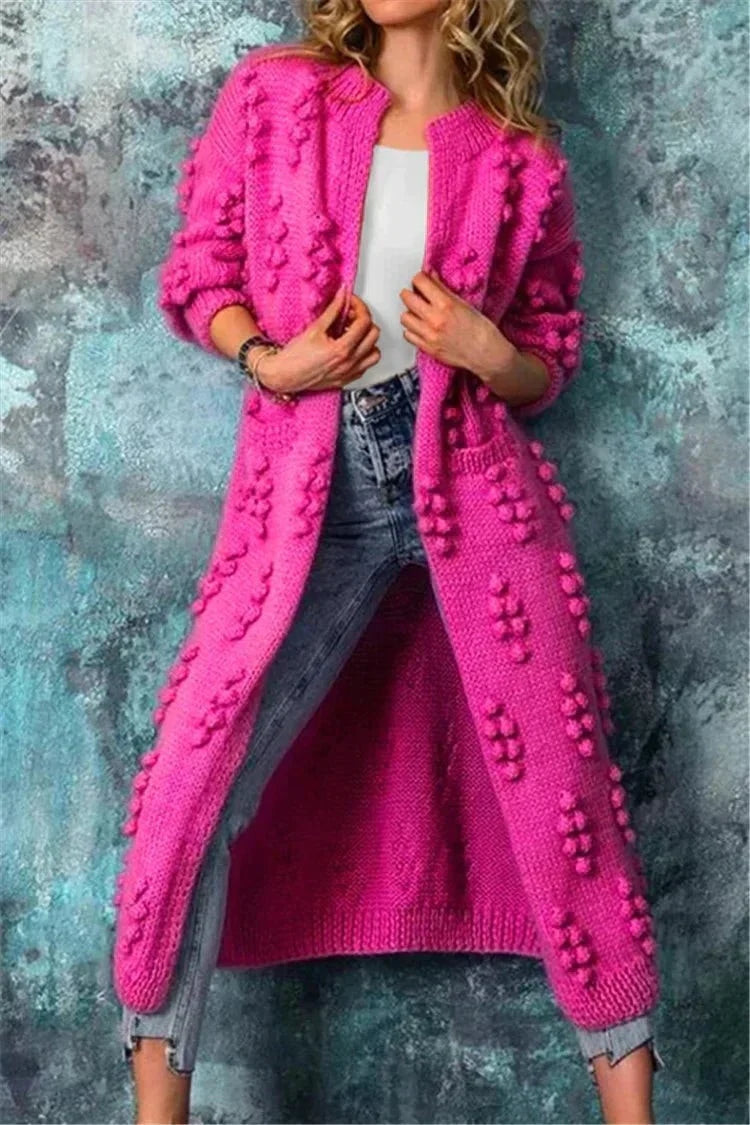 Gilet Donna Lungo in Maglia Morbida