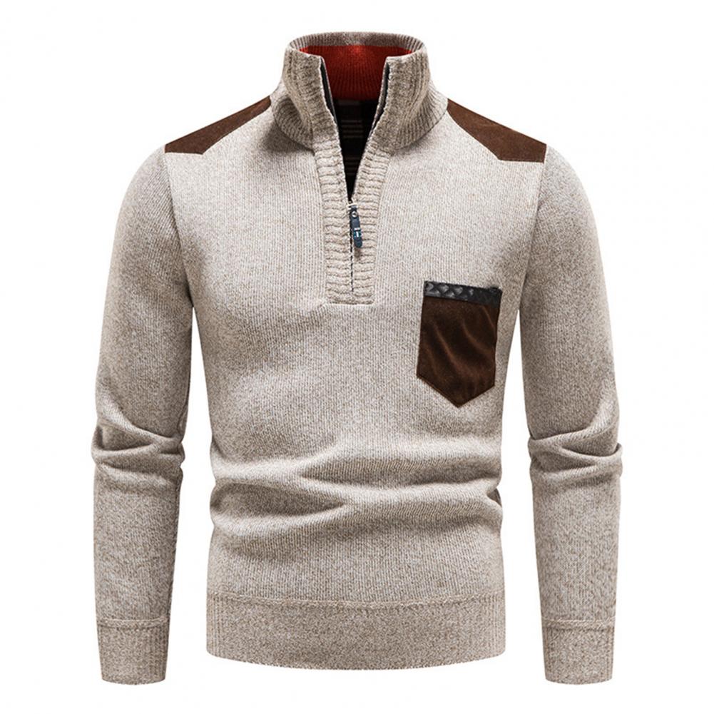 Maglione Uomo Invernale Morbido Girocollo