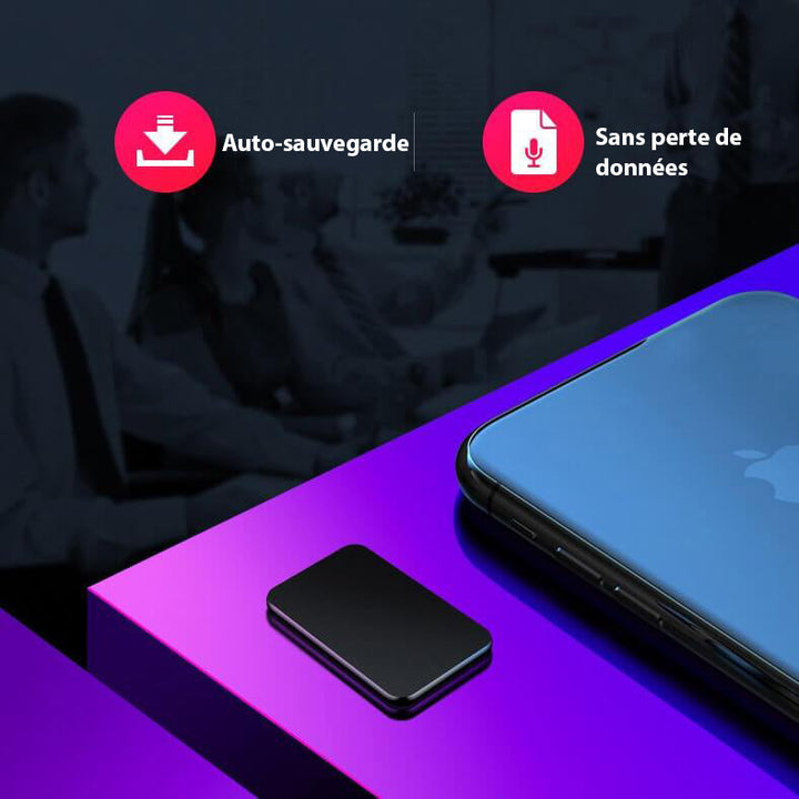 Registratore Microfonico Spia Professionale Ultrasottile Portatile