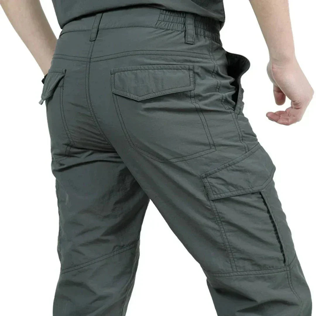 Pantaloni Cargo Uomo Tessuto Robusto Vestibilità Regolare - Vesarelli