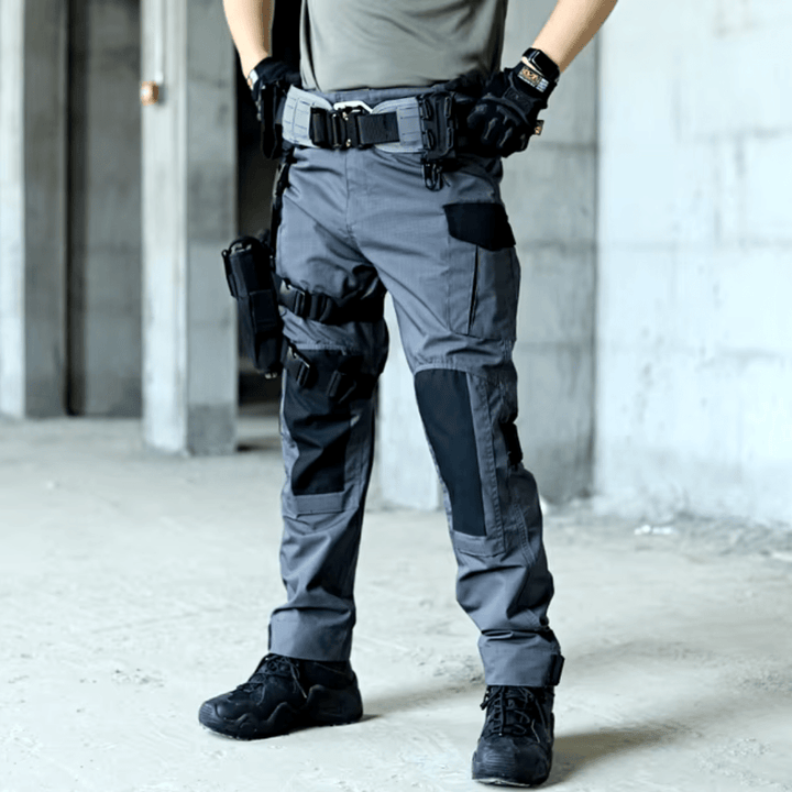 Pantaloni Cargo Uomo Tessuto Resistente Taglio Comodo