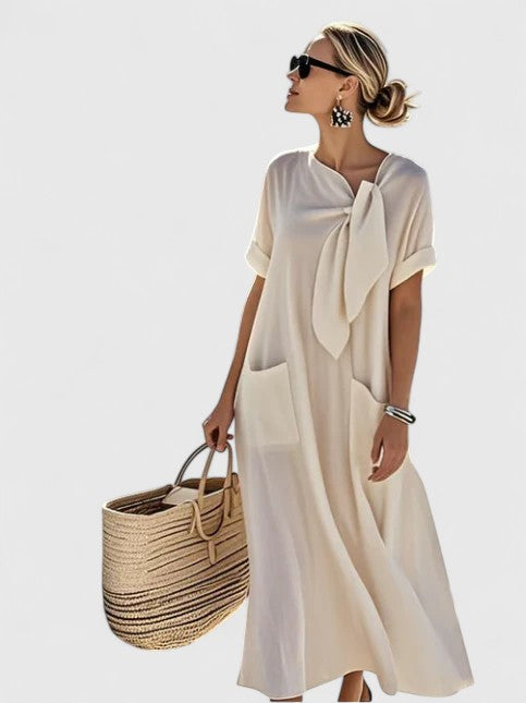 Abito Donna Elegante Vestibilità Strutturata Stile Sobrio