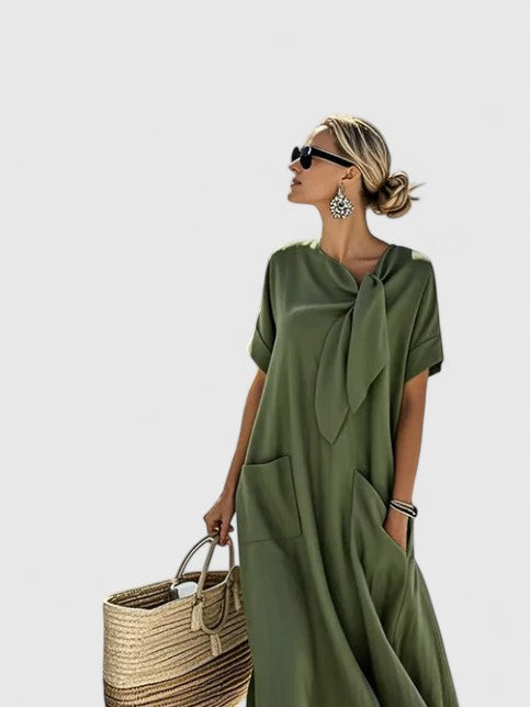 Abito Donna Elegante Vestibilità Strutturata Stile Sobrio