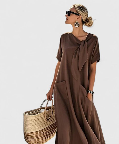 Abito Donna Elegante Vestibilità Strutturata Stile Sobrio - Vesarelli